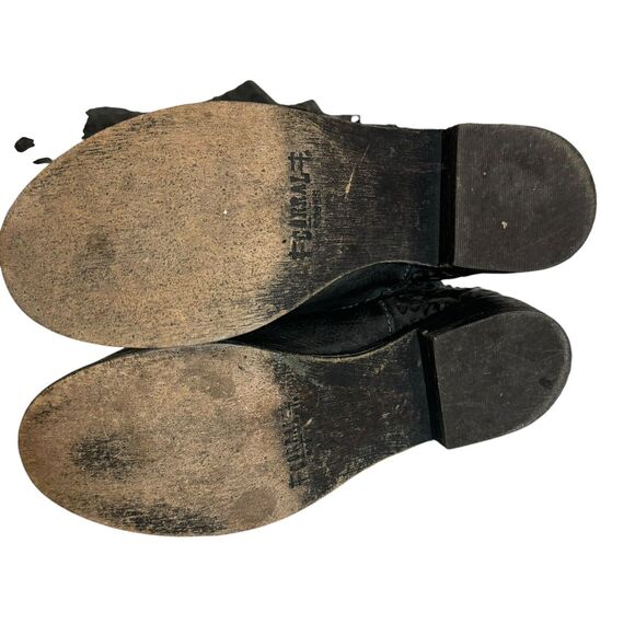 Corral Indie Spirit Black Leather Boots 7.5 Exclusively For Buckle Boho Western - Picture 8 of 12